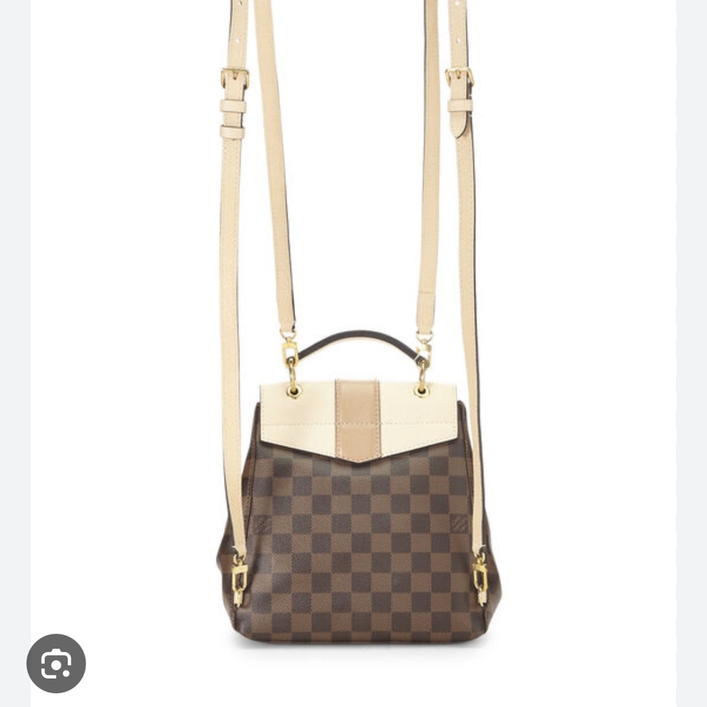 Louis Vuitton Brown and Cream Clapton Backpack - Picture 10 of 10